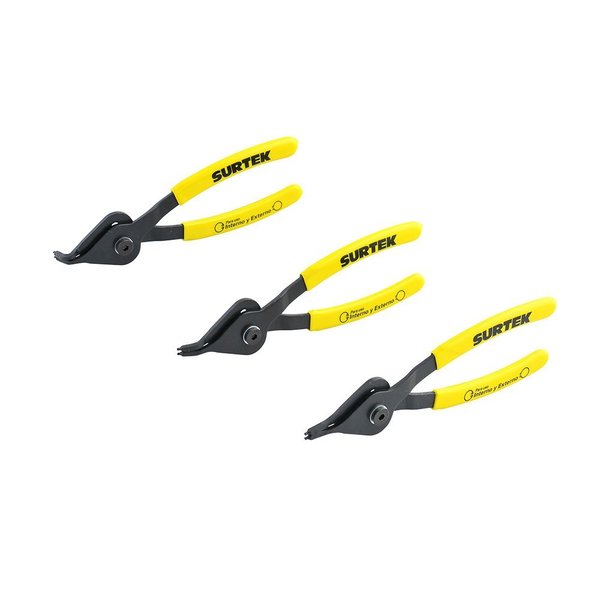 Surtek Snap Ring Plier Set With 3 Pieces P02